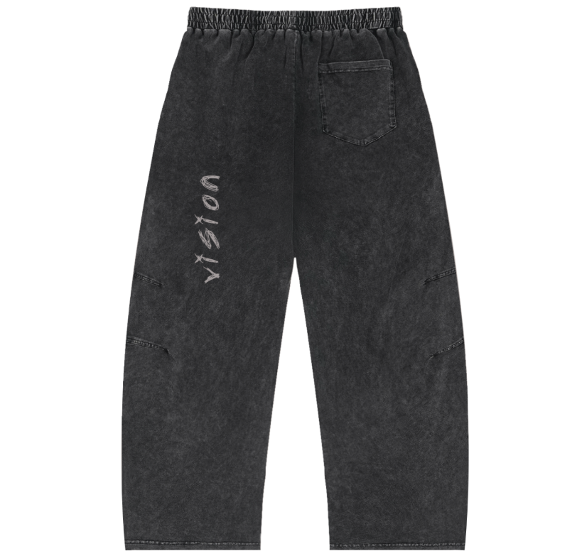 Vision-Snow Wash Drawstring sweatpants